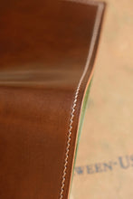 Load image into Gallery viewer, Eight Pocket Traditional Bifold - Horween Middleborough Shell Cordovan & Natural Italian Vegtan