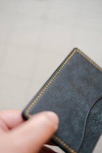 Load image into Gallery viewer, Three Pocket Minimalist - Navy Pueblo Leather