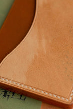 Load image into Gallery viewer, Three Pocket Minimalist - Bourbon, Reversed Middleborough Shell Cordovan & Cream Thread