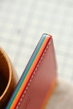 Load image into Gallery viewer, Five Pocket Cardcase - Rainbow Buttero Italian Vegtan