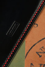 Load image into Gallery viewer, Three Pocket Minimalist - Black Shell Cordovan & Red Thread