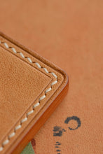 Load image into Gallery viewer, Three Pocket Minimalist - Bourbon, Reversed Middleborough Shell Cordovan & Cream Thread