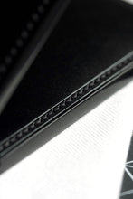 Load image into Gallery viewer, Eight Pocket Traditional Bifold - Black Japanese Shell Cordovan, Black Italian Vegtan & Black Chèvre