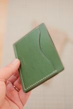 Load image into Gallery viewer, Three Pocket Minimalist - Olive Minerva Leather