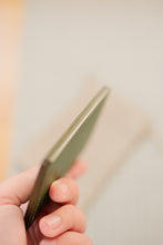 Load image into Gallery viewer, Three Pocket Minimalist - Olive Minerva Leather