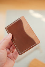 Load image into Gallery viewer, Three Pocket Minimalist - Garnet, Reversed Bourbon, Reversed Black and Bourbon Horween Shell Cordovan
