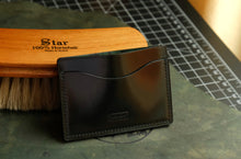 Load image into Gallery viewer, Three Pocket Minimalist - Black Horween Shell Cordovan