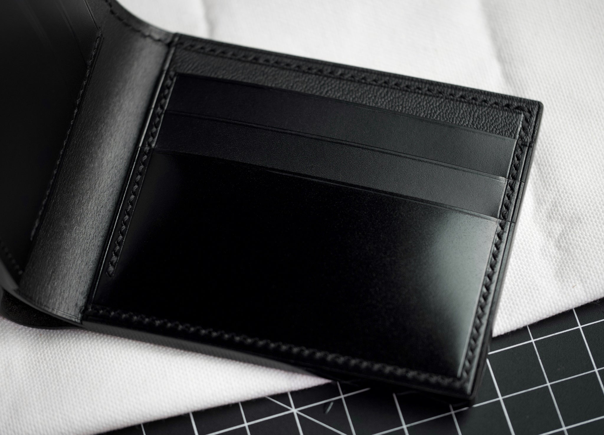 小物 forme cordovan black Exclusive 小物 forme cordovan black Exclusive 2023AW forme short wallet