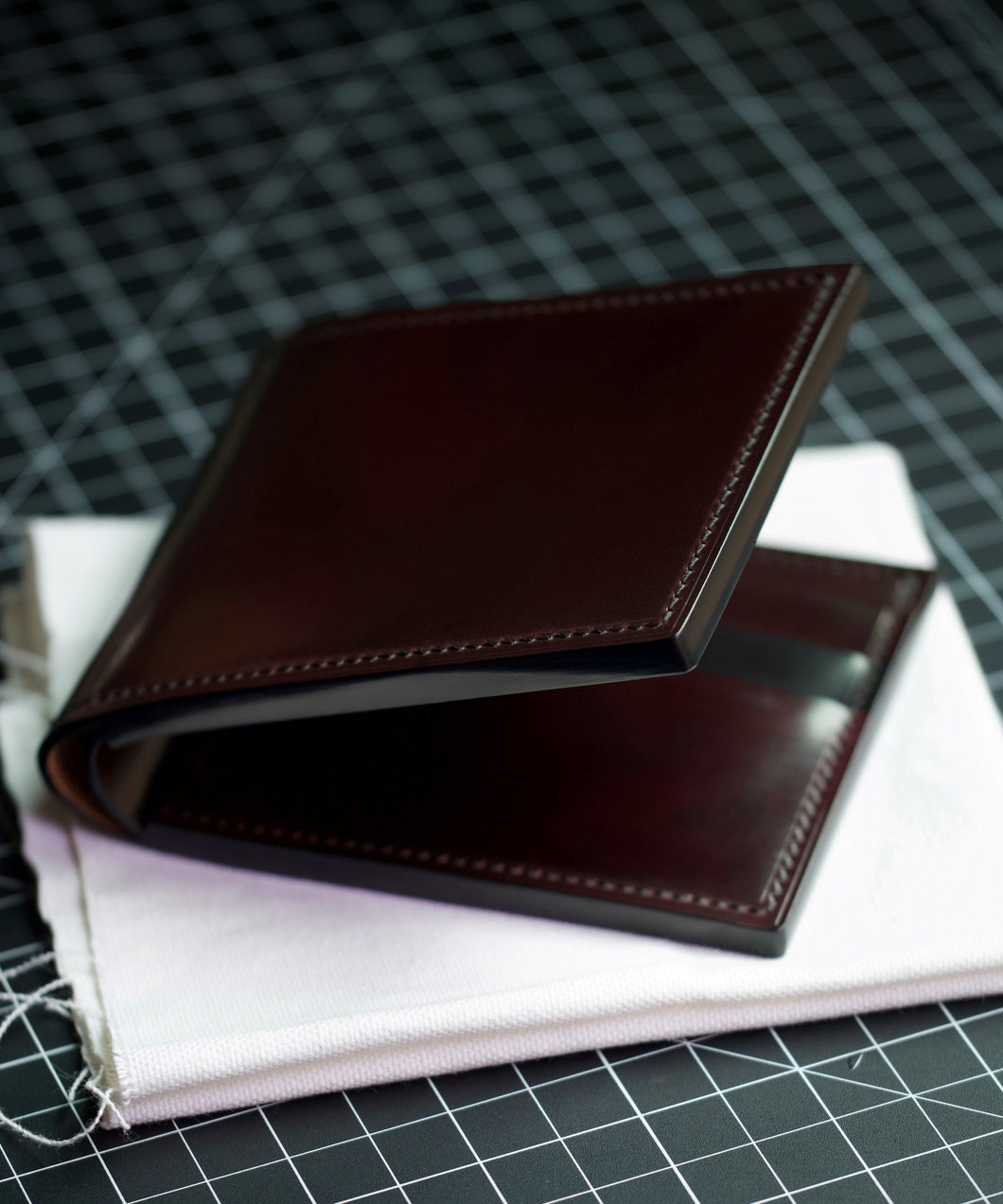 Eight Pocket Traditional Bifold - Horween Color #8 Shell Cordovan