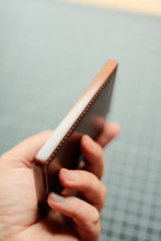 Load image into Gallery viewer, Three Pocket Minimalist - Extra Greasy Garnet Shell Cordovan
