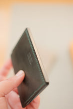 Load image into Gallery viewer, Three Pocket Minimalist - Green Black Wax Burro
