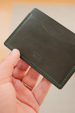 Load image into Gallery viewer, Three Pocket Minimalist - Green Black Wax Burro
