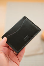 Load image into Gallery viewer, Three Pocket Minimalist - Black, Color 8 and Reversed Black Horween Shell Cordovan
