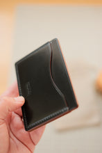 Load image into Gallery viewer, Three Pocket Minimalist - Black, Color 8 and Reversed Black Horween Shell Cordovan
