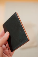 Load image into Gallery viewer, Three Pocket Minimalist - Black, Color 8 and Reversed Black Horween Shell Cordovan
