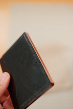 Load image into Gallery viewer, Three Pocket Minimalist - Black, Color 8 and Reversed Black Horween Shell Cordovan
