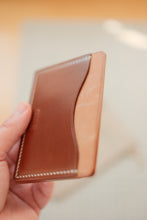 Load image into Gallery viewer, Three Pocket Minimalist - Garnet, Reversed Bourbon, Reversed Black and Bourbon Horween Shell Cordovan
